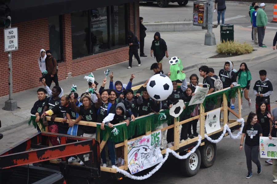 The Benson High fall sports in the Homecoming Parade