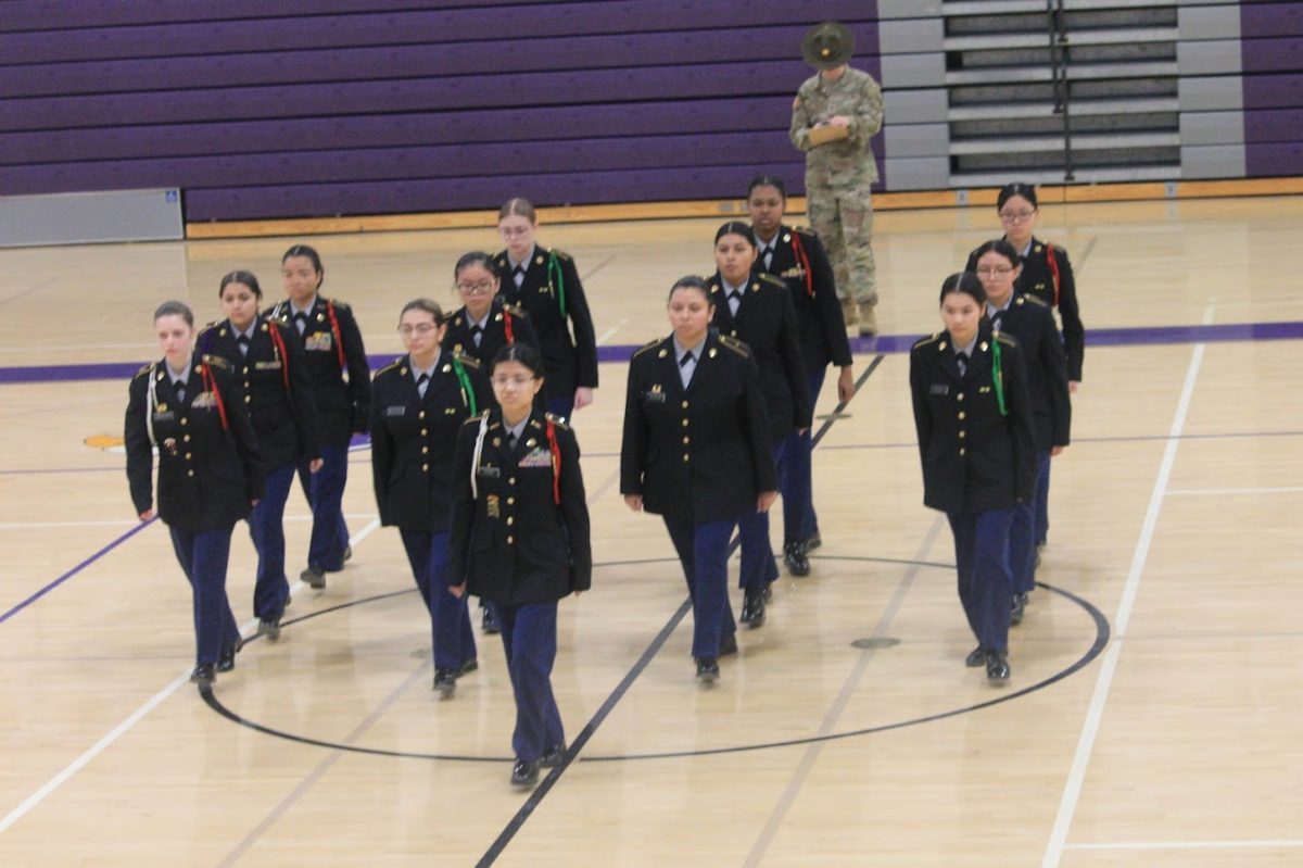 Female Unarmed Performing at OPS Drill Meet. 