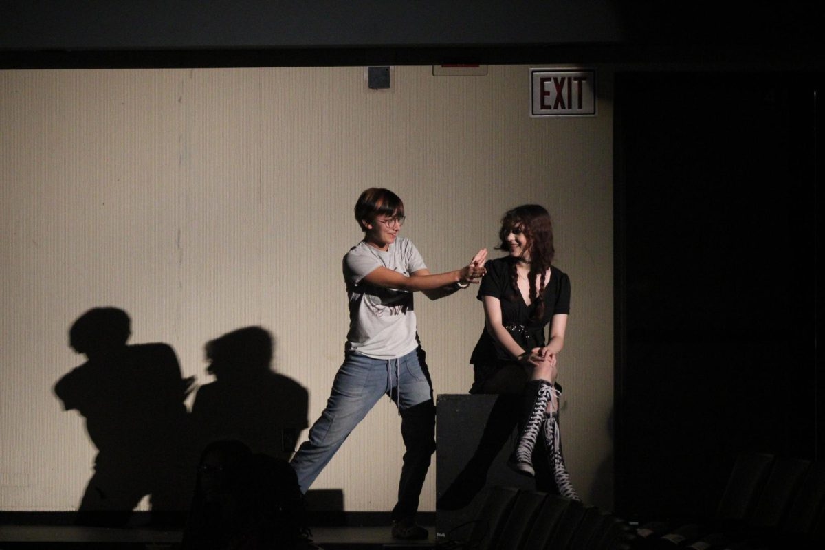 Drama rehearses for play Eurydice,