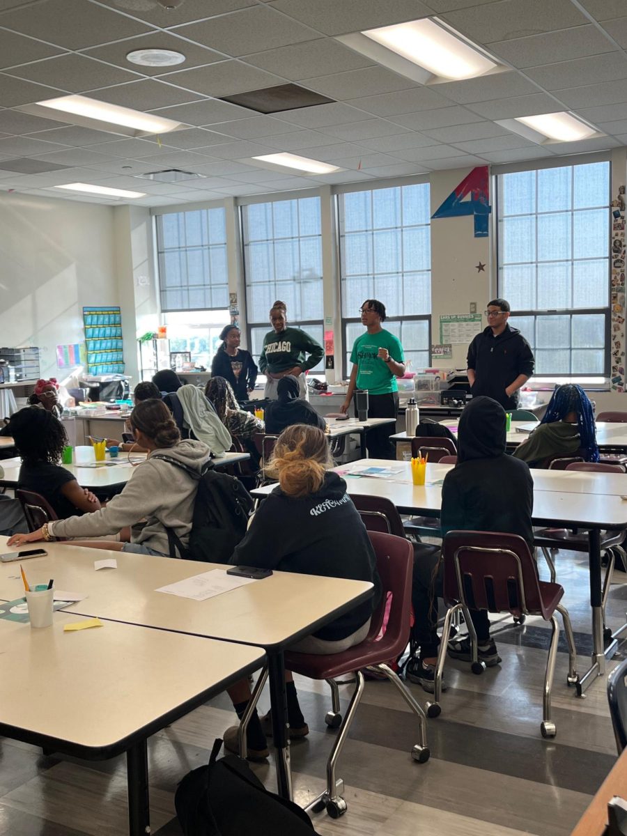 Black Student Leadership Council comes together in a monthly meeting.
