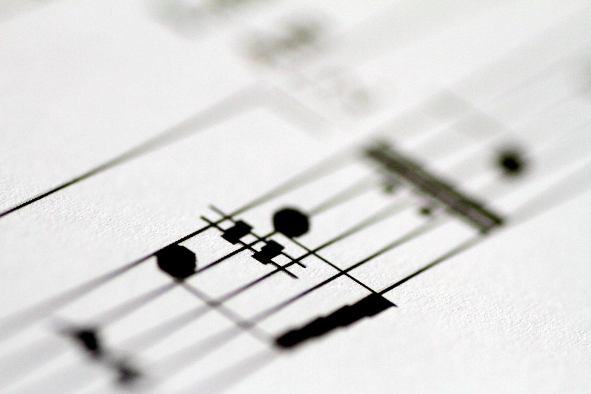 Musical notes are seen on on sheet music in this illustration photo April 4, 2018.      REUTERS/Thomas White/Illustration